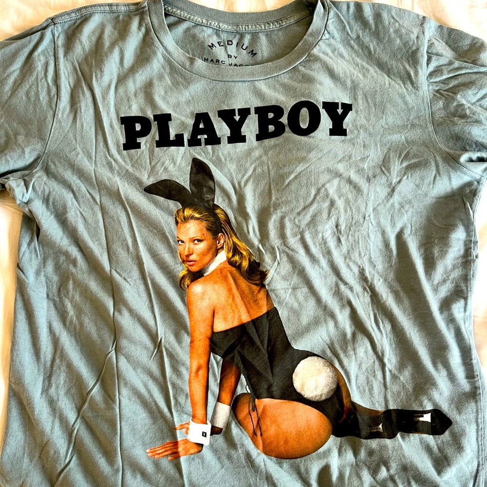 Marc Jacobs tee shirt featuring Kate Moss for Playboy.
